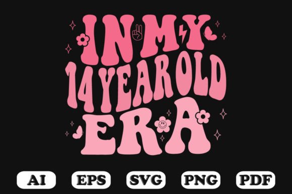 In My 14 Year Old Era Wavy Svg T-shirt