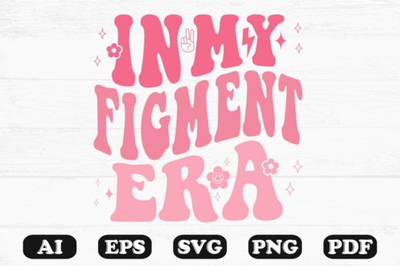 In My Figment Era Retro Wavy SVG T