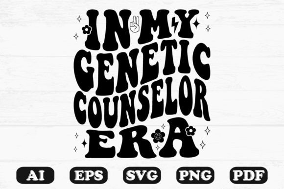 In My Genetic Counselor Era Retro Wavy S