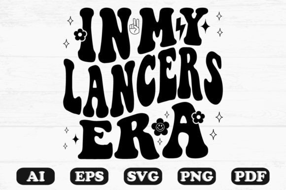 In My Lancers Era Retro Wavy Svg T-shir