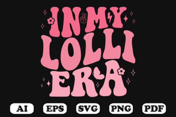 In My Loll Era Retro Wavy Svg